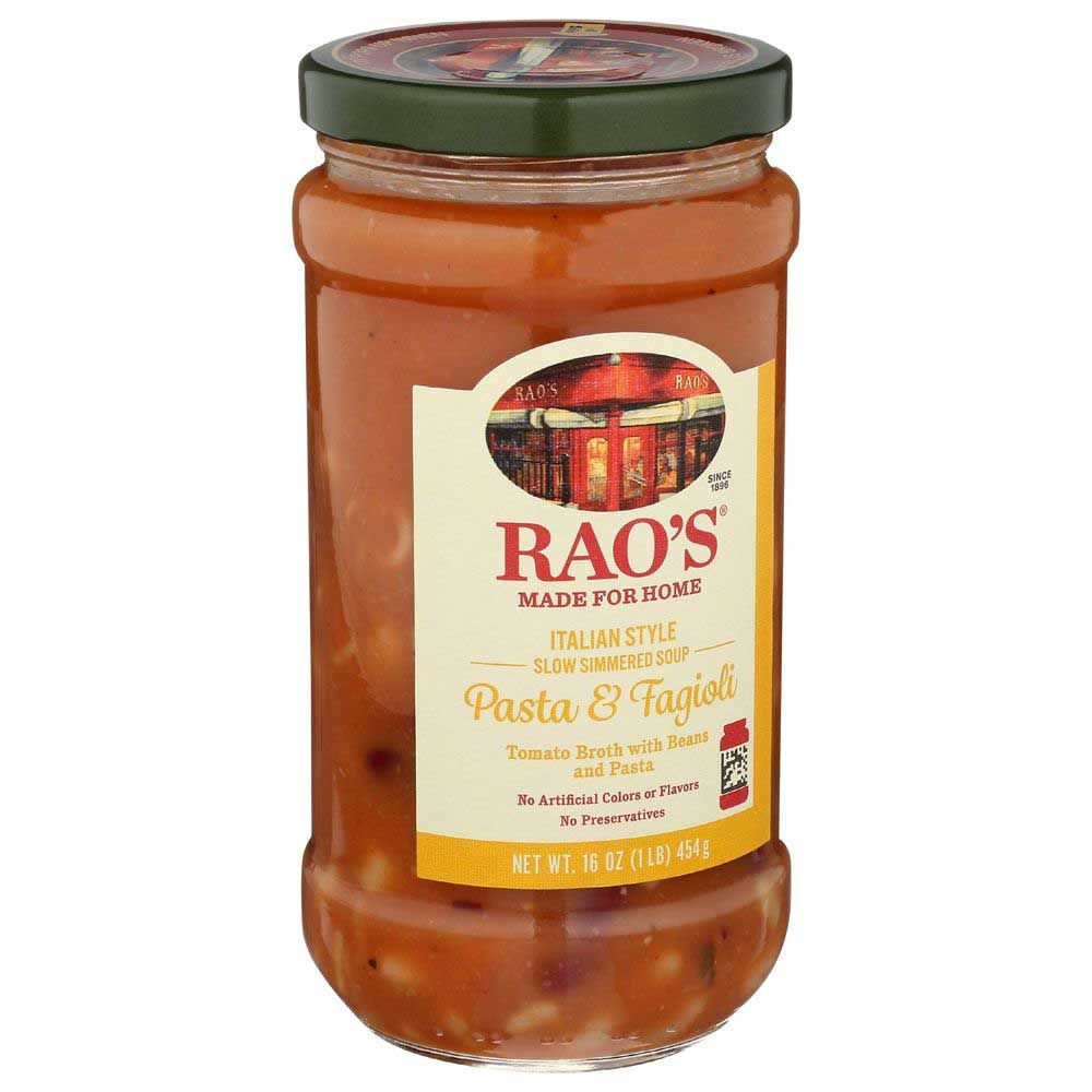 Rao's Pasta And Fagioli Italian Style Slow Simmered Soup, 16 Ounce -- 6 Per Case