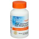 Doctors Best 50mg High Absorption Zinc Bisglycinate Veggie Capsules, 90 count
