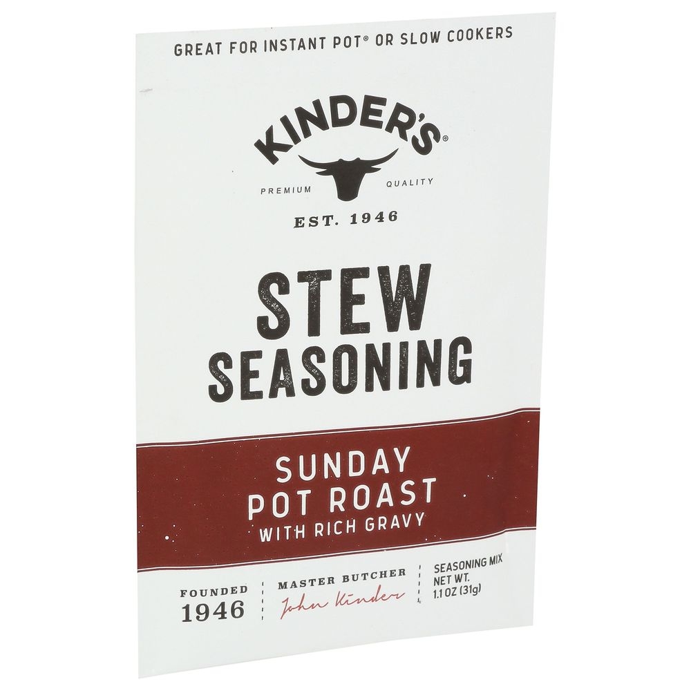 Kinders Sunday Pot Roast Stew Seasoning Mix, 1.1 Ounce -- 15 per case