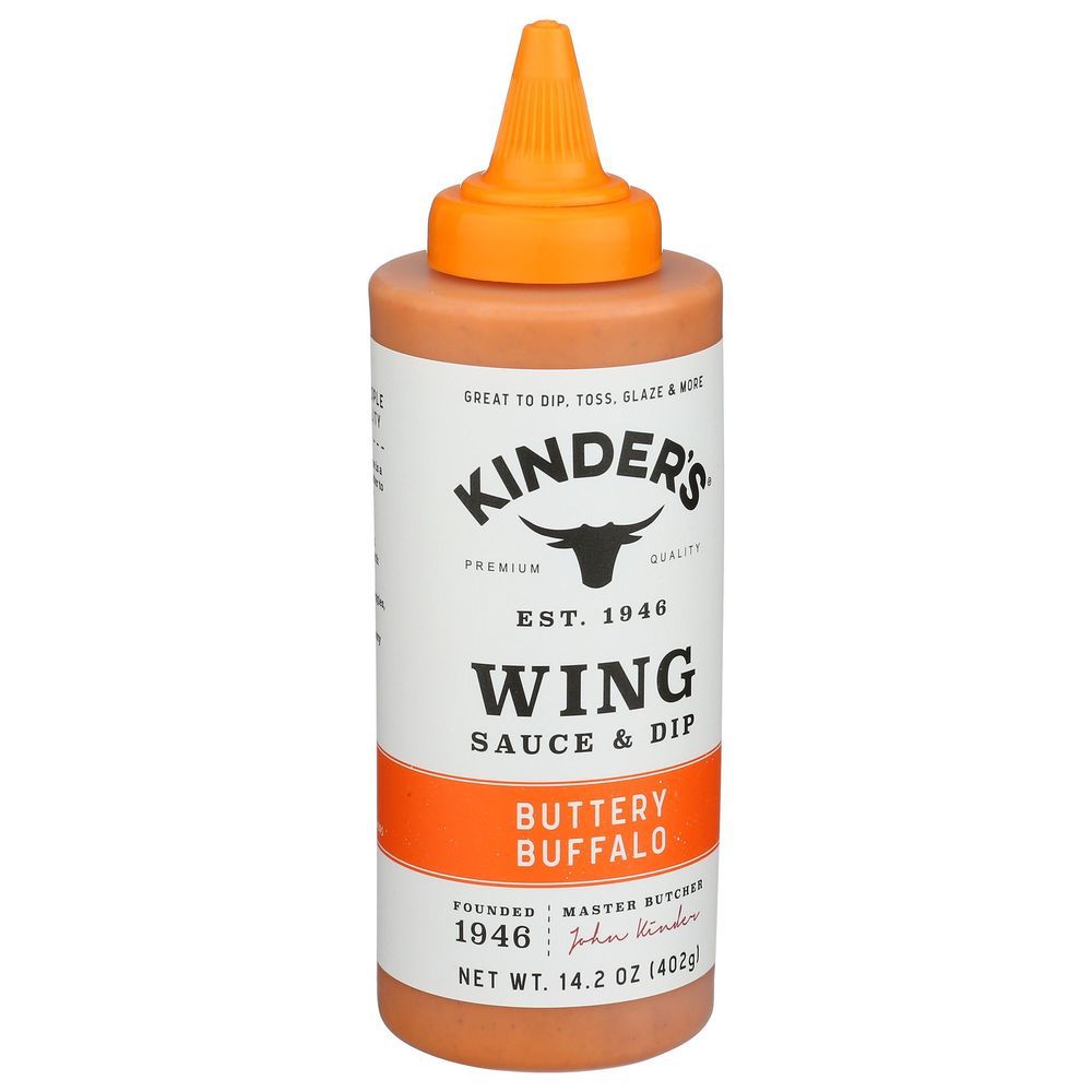 Kinder's Buttery Buffalo Wing Sauce, 14.2 Ounce -- 6 Per Case