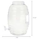 American Maid Vitrolero Honey Comb Jar with Spigot, 5 Gallon Capacity -- 2 per case.
