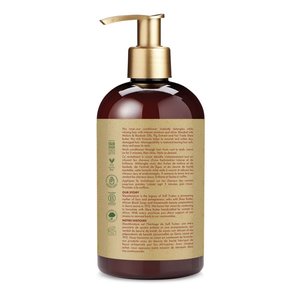 Shea Moisture Manuka Honey and Mafura Oil Intensive Hydration Conditioner, 13 Fluid Ounce -- 4 per case