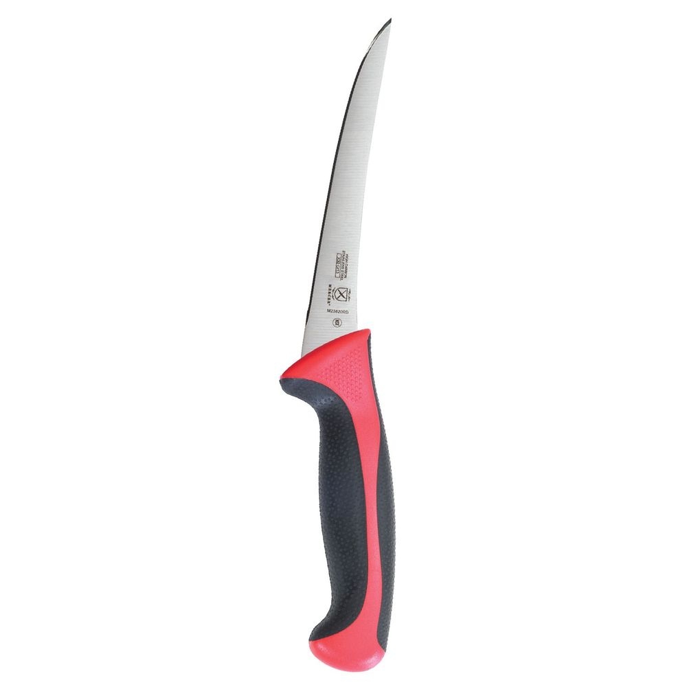 Mercer Culinary Millennia Colors Red Curved Boning Knife, 6 inch
