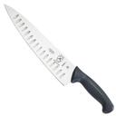Mercer Culinary Millennia Black Granton Edge Chefs Knife, 10 inch