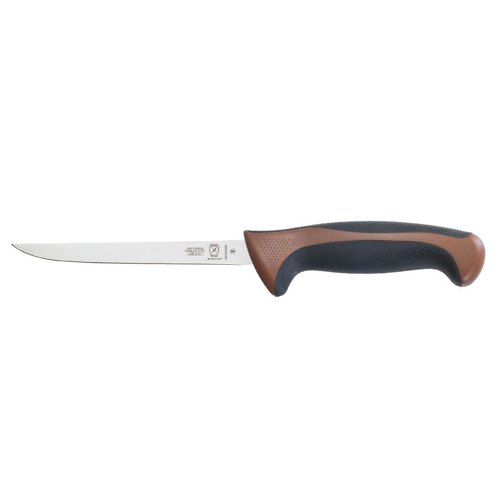 Mercer Culinary Millennia Brown Narrow Boning Knife, 6 inch