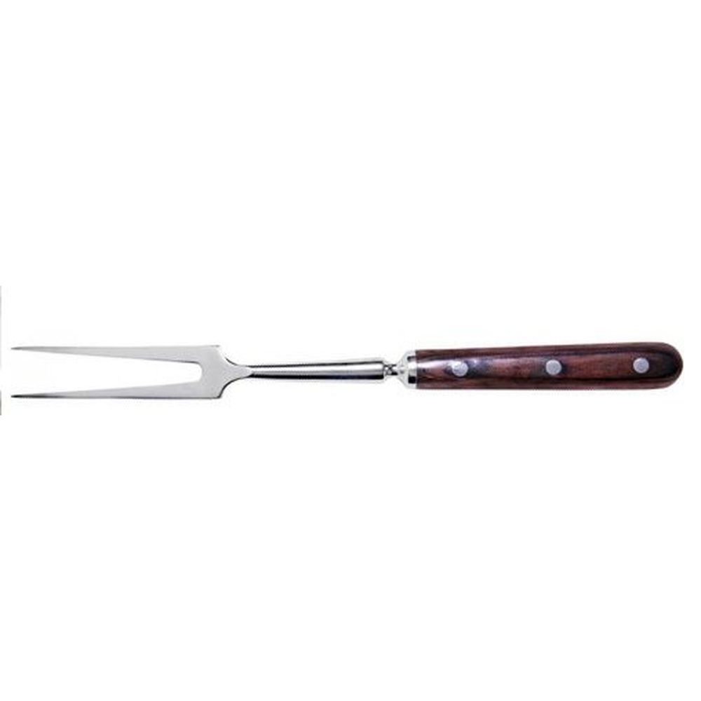 Mercer Culinary Praxis Forged Fork With Wood Handle, 12 1/4 Inch
