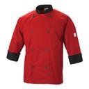 Mercer Culinary Millennia Red with Black Accents X-Small 3/4 Sleeve Unisex Cook Jacket