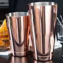 Barfly Copper Plated Shaker Cocktail Tin Set, 18 and 28 Ounce