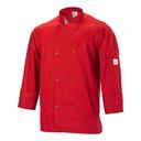 Mercer Culinary Millennia Air Red Medium Unisex Mesh Back Cook Jacket
