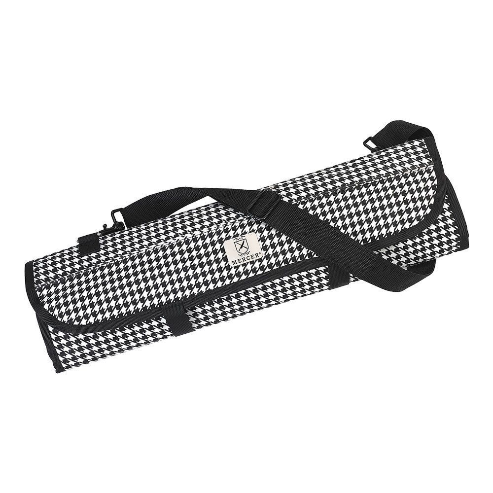 Mercer Culinary Houndstooth 7-Pocket Knife Roll Storage Bag