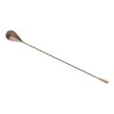 Barfly Antique Copper Classic Bar Spoon with Teardrop End, 11 13/16 inch