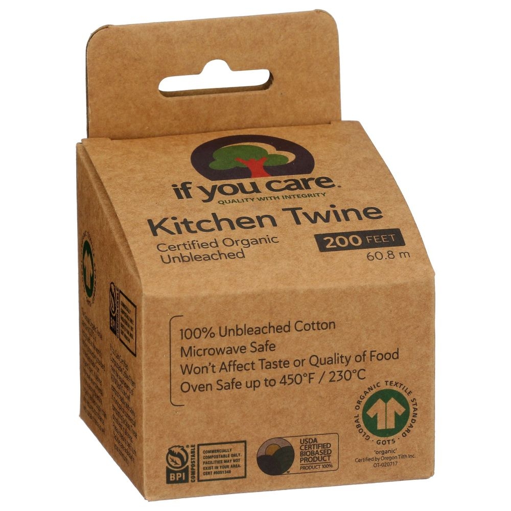 If You Care Organic Unbleached Kitchen Twine, 200 feet -- 24 per case