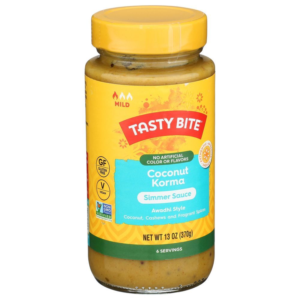 Tasty Bite Coconut Korma Simmer Sauce, 13 Ounce -- 6 Per Case