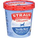 Straus Family Creamery Organic Vanilla Bean Ice Cream, 1 Pint -- 8 per case