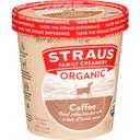Straus Family Creamery Organic Coffee Ice Cream, 1 Pint -- 8 per case