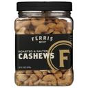 Ferris Coffee and Nut Roasted Salted Cashews, 16 Ounce -- 12 per case