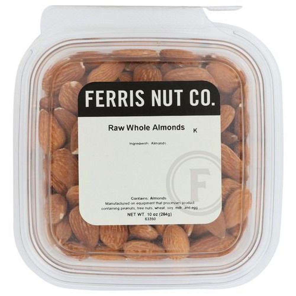 Ferris Coffee and Nut Raw Whole Almonds, 10 Ounce -- 12 per case