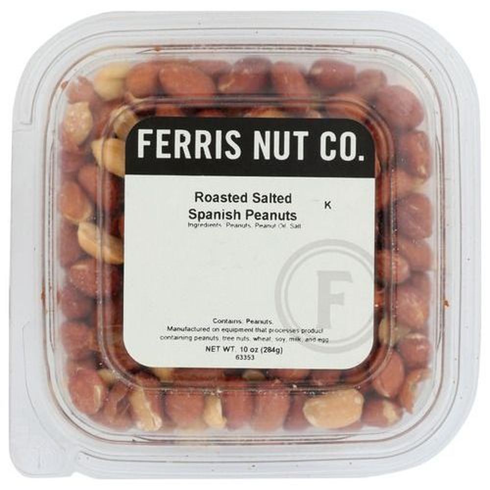 Ferris Coffee And Nut Roasted Salted Spanish Peanuts, 10 Ounce -- 12 Per Case
