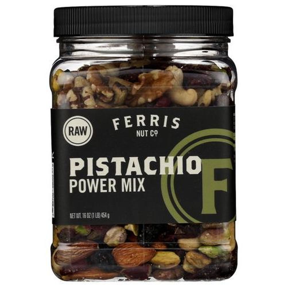 Ferris Coffee and Nut Mix Raw Pistachio Power Mix, 16 Ounce -- 12 per case