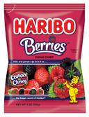 Haribo Raspberries Confectionery Gummy Candy, 5 Ounce -- 12 per case.
