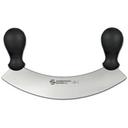 Ambrogio Sanelli Supra Single Blade Mincing knife with Semi Polished Blade Finishing, 9.75 inch