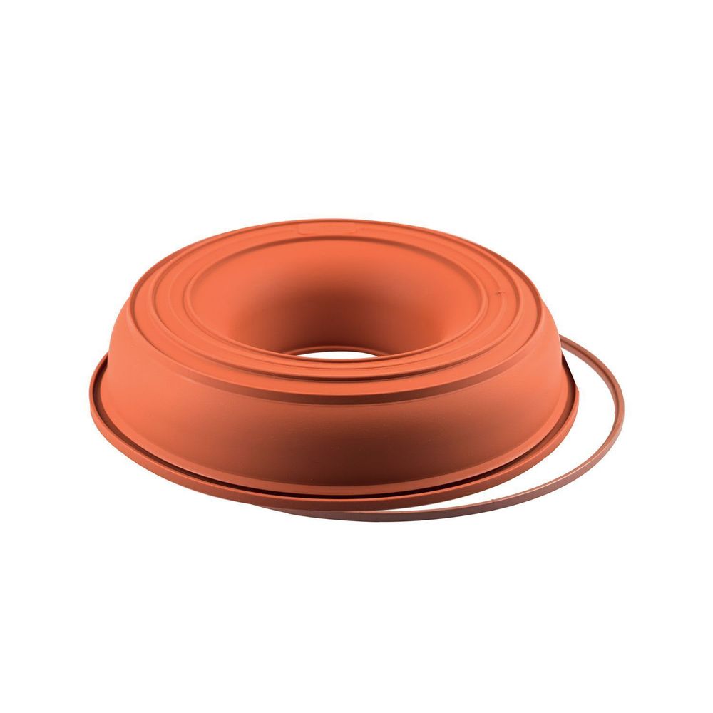 Silikomart Silicone Savarin Round Baking Mold, 240 Millimeter Dia x 55 Millimeter Height