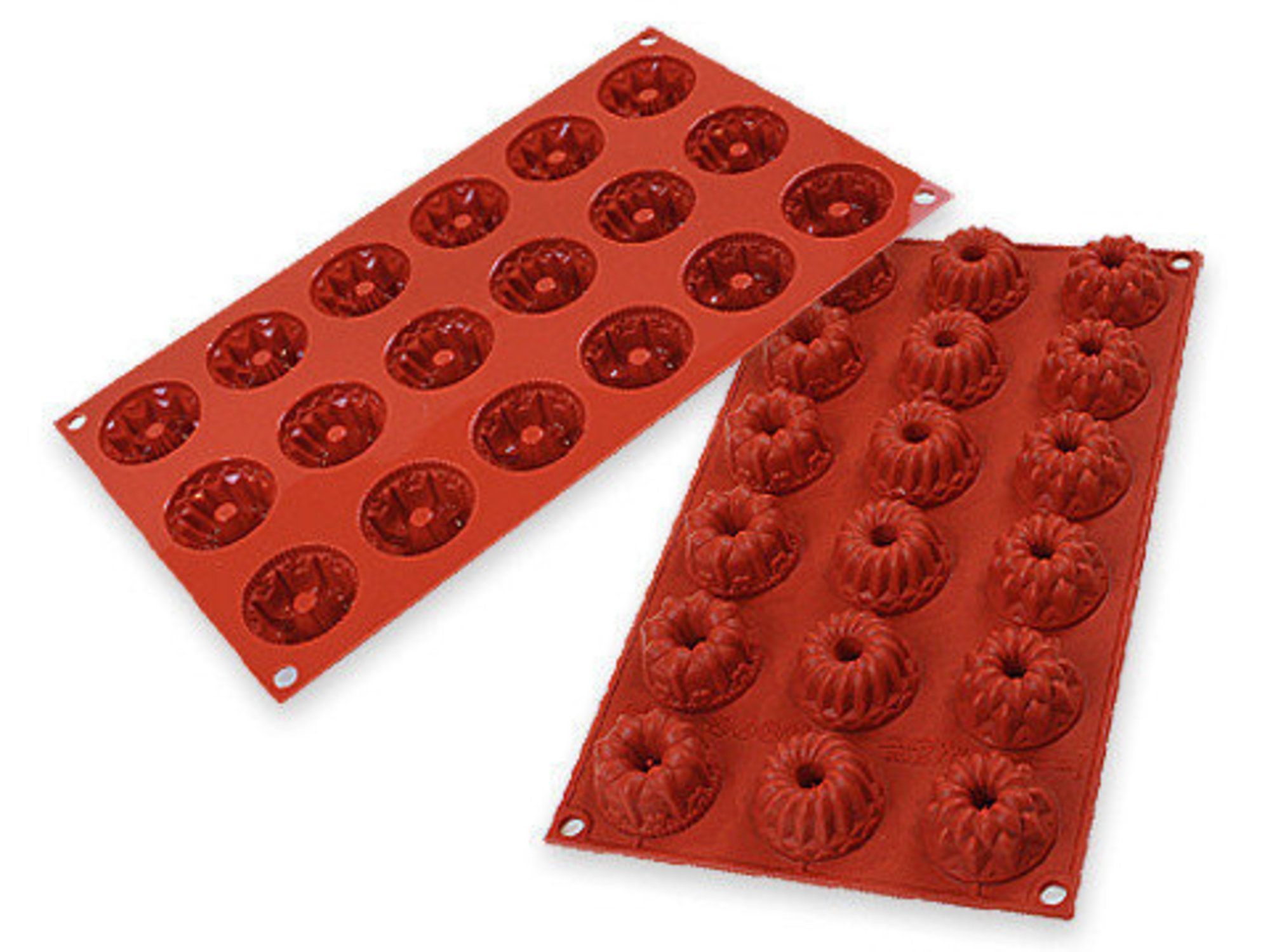 Silikomart SiliconFlex Alimentary Silicone 6 Cavities Fantasy Mold, 3 x 1.50 inch Height Cavity