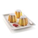 Silikomart SiliconFlex Alimentary Silicone 6 Cavities Pandorino Mold, 2.95 inch Length x 2.95 inch Width x 2.36 inch Height