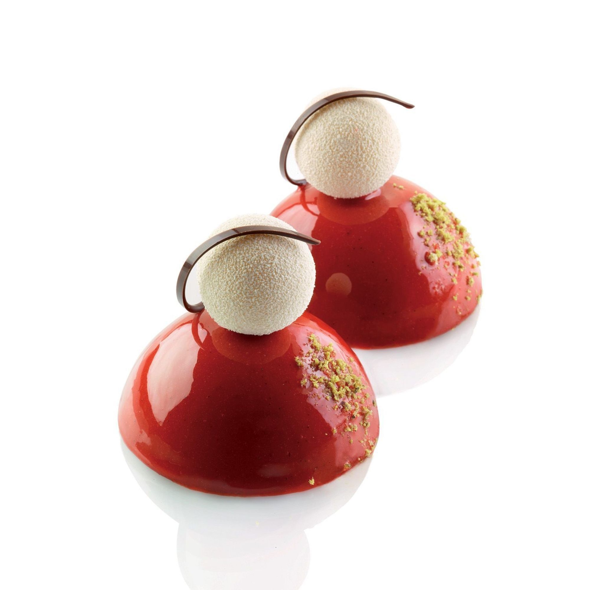 Silikomart Black Silicone 28 Cavities Half-sphere Mold, 24 X 16 X 1.5 Inch