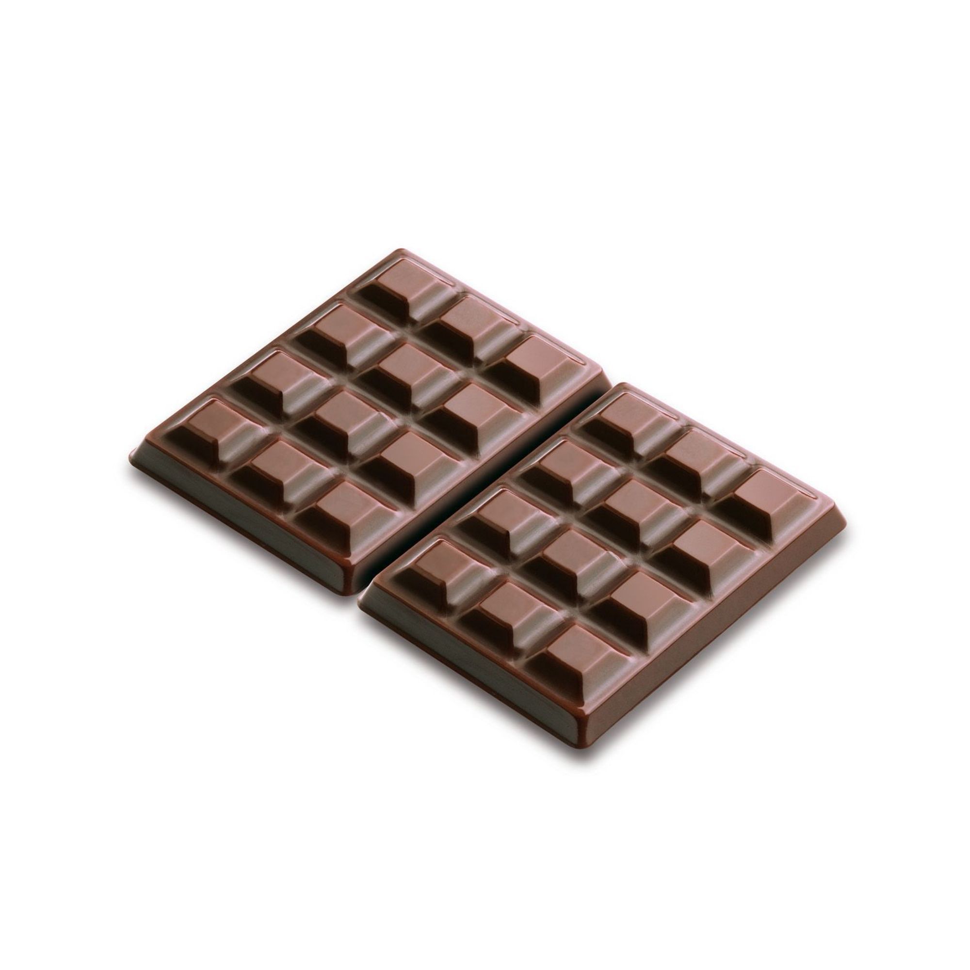 Silikomart EasyChoc Alimentary Silicone 12 Cavities Tablette Mold, 8.50 x 4.33 x 0.75 inch