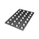 Silikomart Black Silicone 28 Cavities Eclypse Mold, 24 x 16 x 1.7 inch