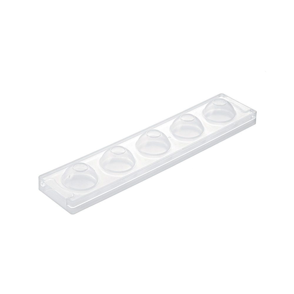 Silikomart Multiflex Mul3d 5 Cavities Egg Silicone Mold, 2 Inch X 2.9 Inch Height Cavity