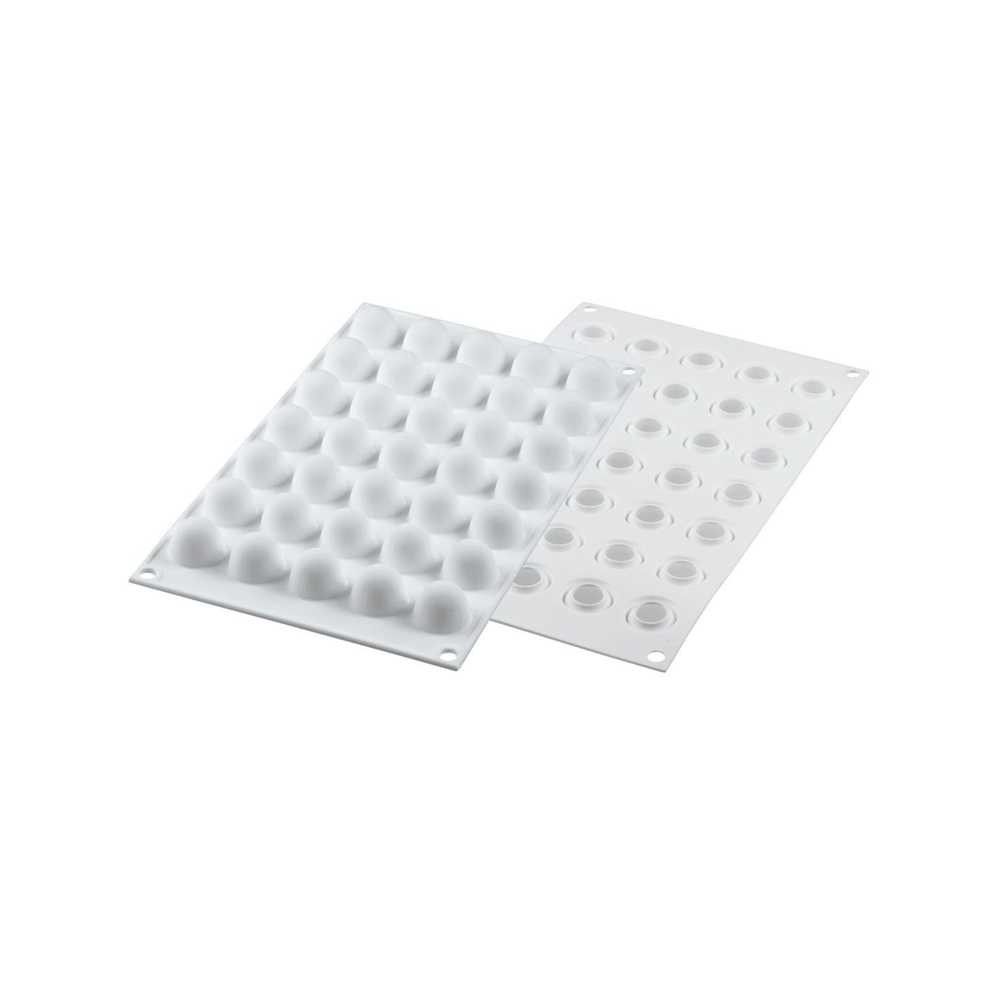 Silikomart CurveFlex Silicone 35 Cavities Truffles Series Mold, 13.1 x 7 x 0.9 inch