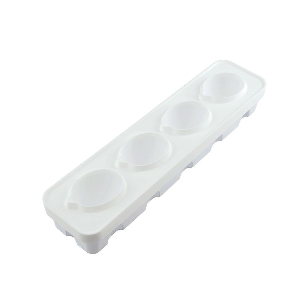 Silikomart Limone 120 Four Cavities Silicone Mold With Plastic Support, 88.5 X 61.5 Millimeter