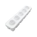 Silikomart Nocciola 125 Silicone Mold with Plastic Support, 59 x 59 x 62 Millimeter
