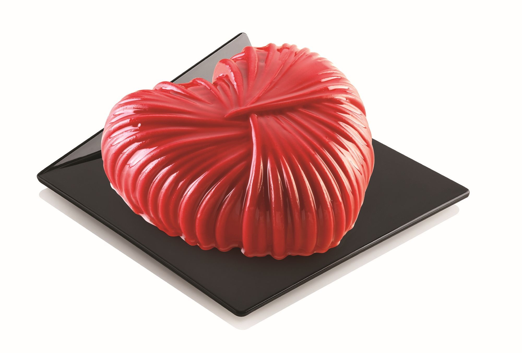 Silikomart CurveFlex Silicone 6 Cavities Lovely Mold, 3.2 inch Length x 3 inch Width x 1.2 inch Height