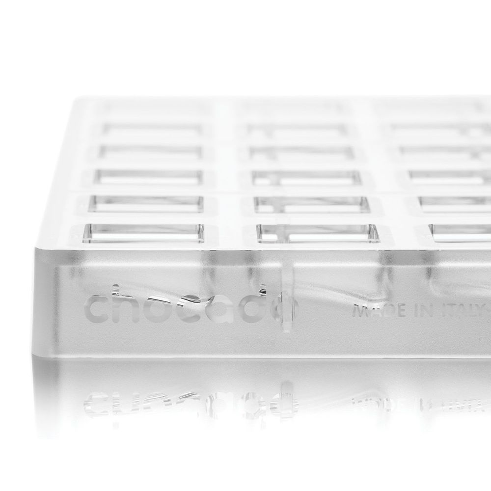 Silikomart Bolla T Chocolate Tablettes Tritan Mold, 6.1 x 2.4 x 0.5 inch