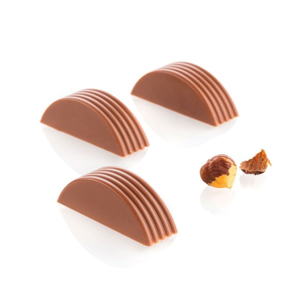 Silikomart Chocado Riga Praline Number 14 Tritan Mold, 10.8 x 6.9 x 1 inch