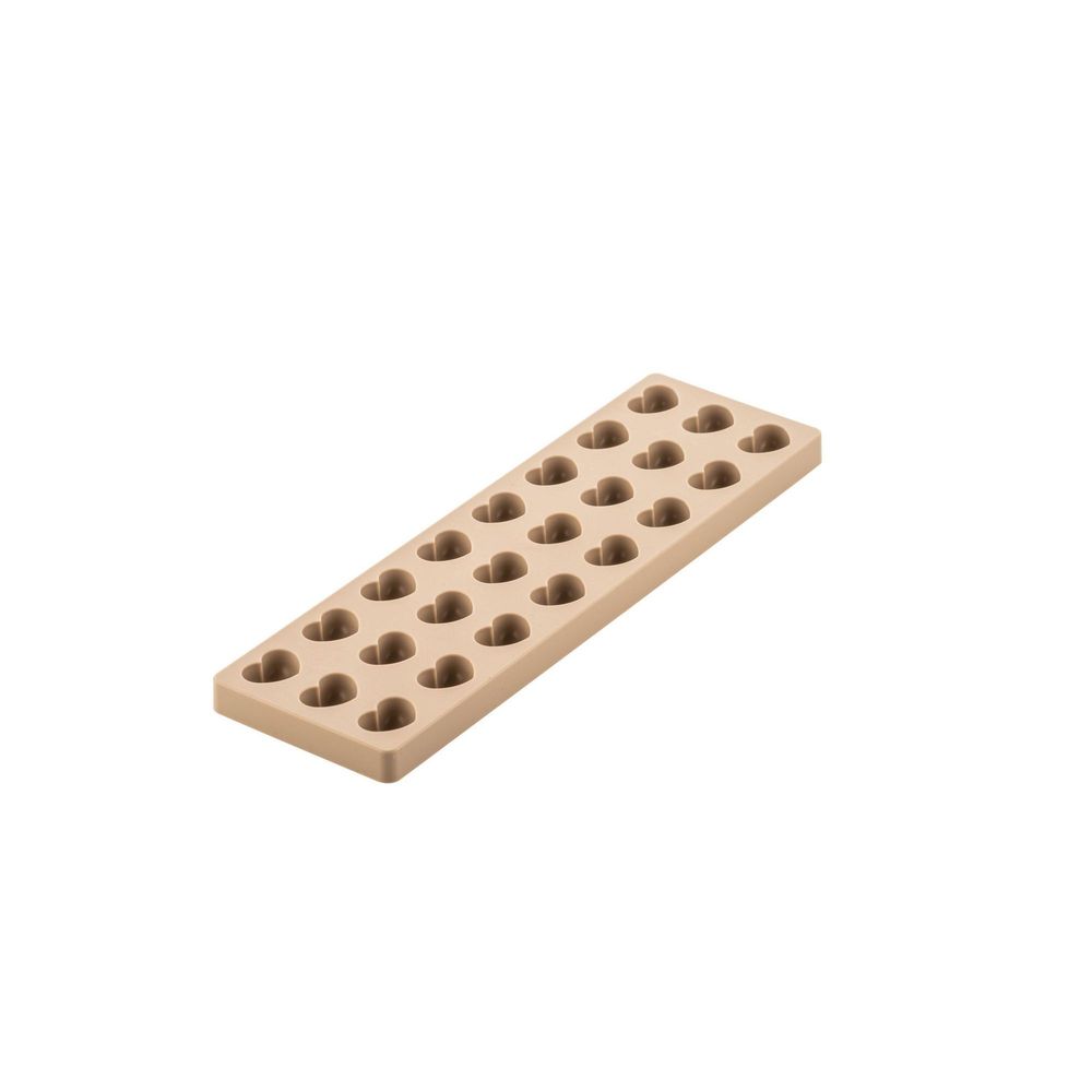 Silikomart Chocado Cuore Kit 24 Cavities Tritan and Silicone Mold Set, 11.6 inch x 3.4 inch x 0.47 inch