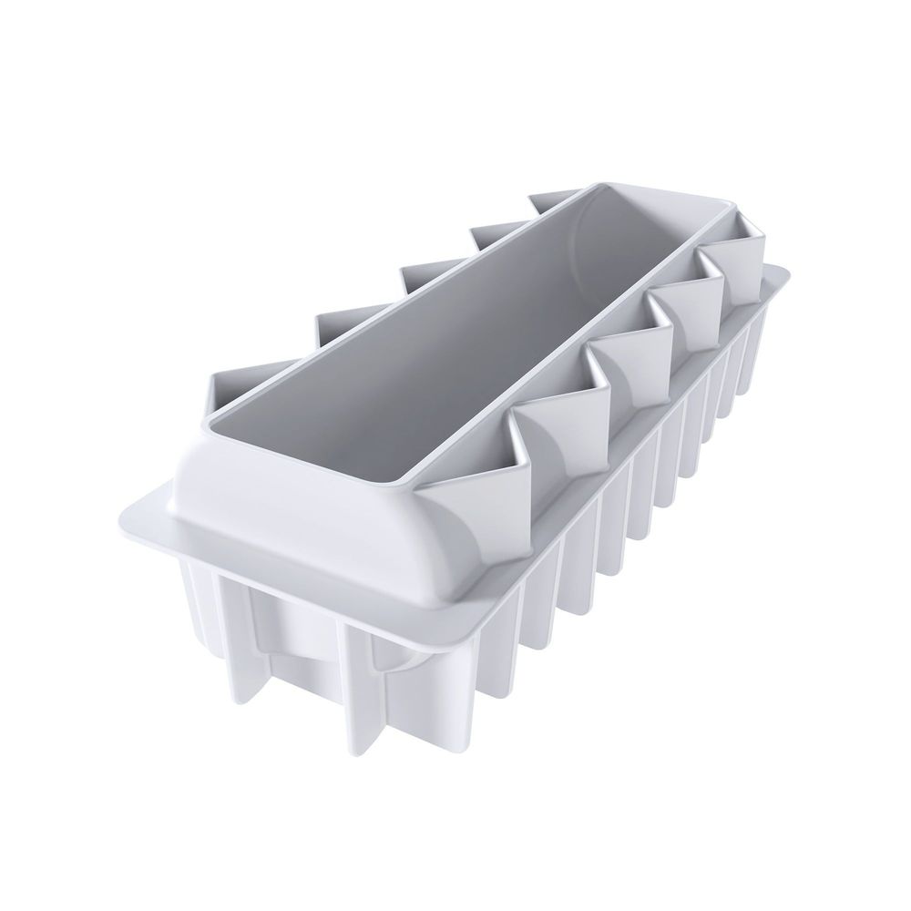 Silikomart TortaFlex Single Cavity Winter Pine 1200 Mold, 9.8 x 3.3 x 3.1 inch