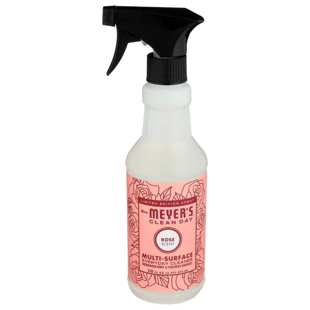 Mrs Meyers Rose Multi Surface Everyday Cleaner, 16 Fluid Ounce -- 6 per case