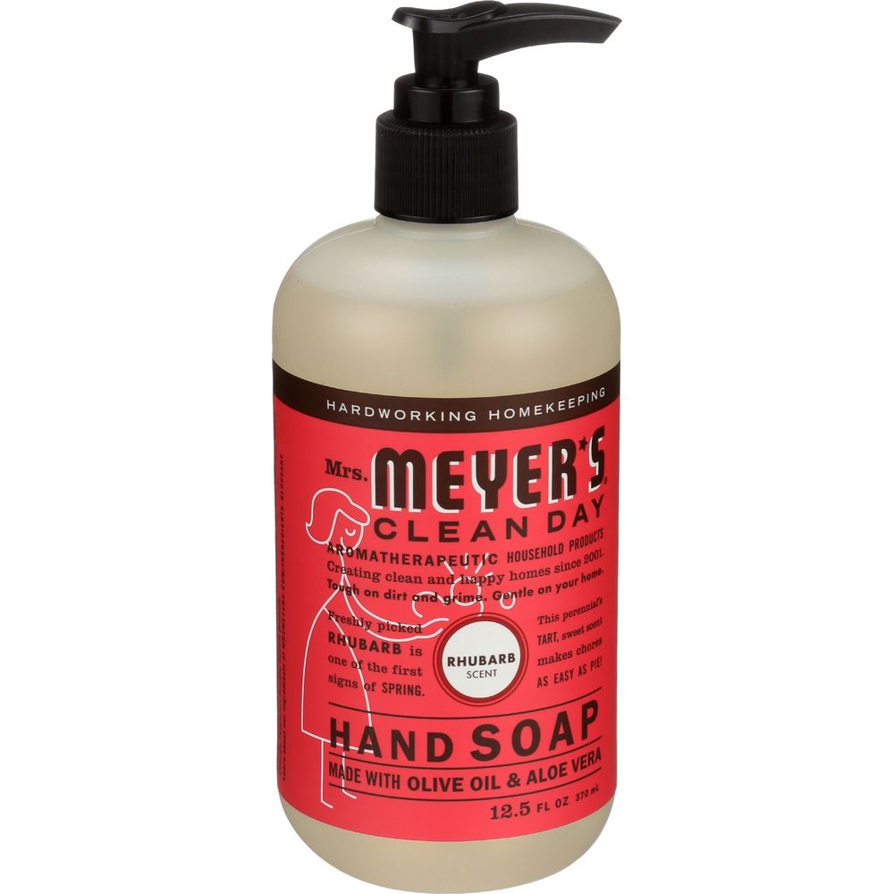 Mrs Meyers Rhubarb Scent Liquid Hand Soap, 12.5 Ounce -- 3 per case
