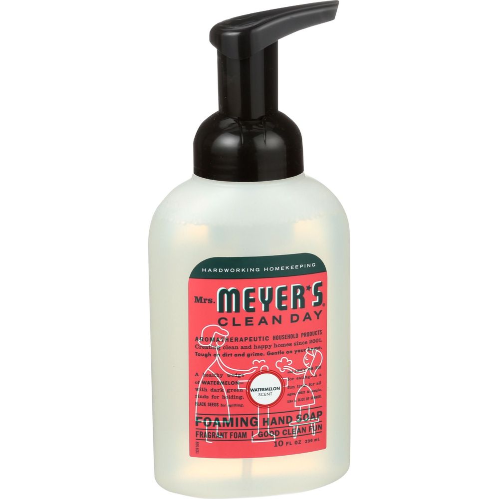 Mrs Meyers Watermelon Foaming Hand Soap, 10 Ounce -- 3 per case