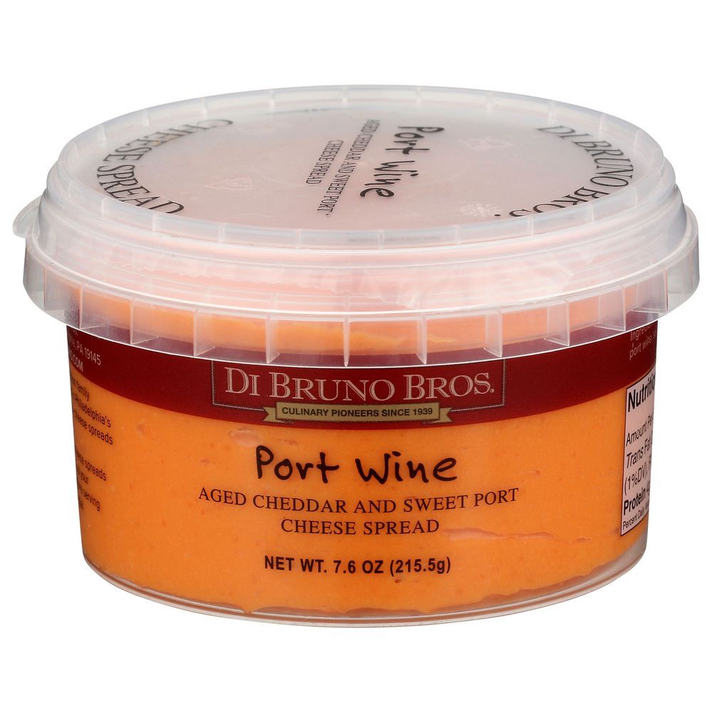 Dibruno Port Wine Cheese Spread, 7.6 Ounce -- 6 Per Case