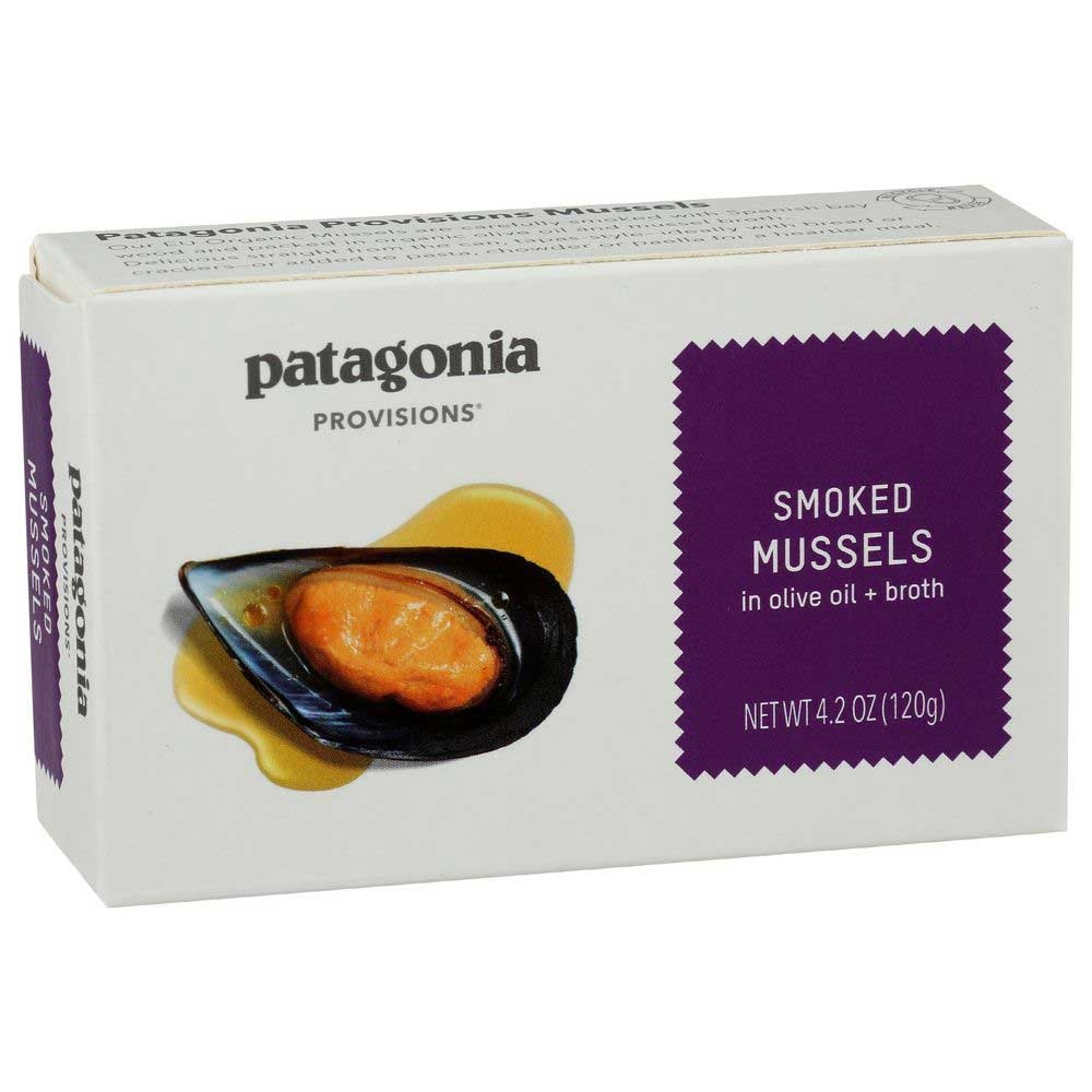 Patagonia Provisions Smoked Mussels in Olive Oil Plus Broth, 4.2 Ounce -- 10 per case