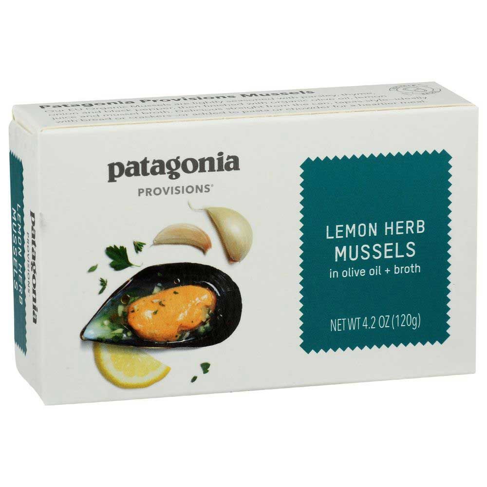 Patagonia Provisions Lemon Herb Mussels In Olive Oil Plus Broth, 4.2 Ounce -- 10 Per Case