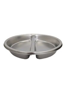 Rosseto Multi-chef 2/3 Size Round Divided Food Pan For De Luxe Chafer Cp403/cp403f