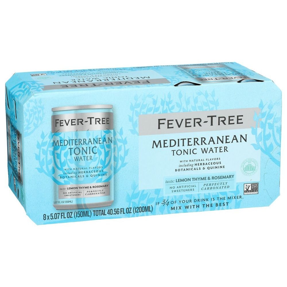 Fever Tree Mediterranean Tonic Water, 40.56 Fluid Ounce -- 3 per case
