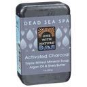 One With Nature Dead Sea Spa Activated Charcoal Bar Soap, 7 Ounce