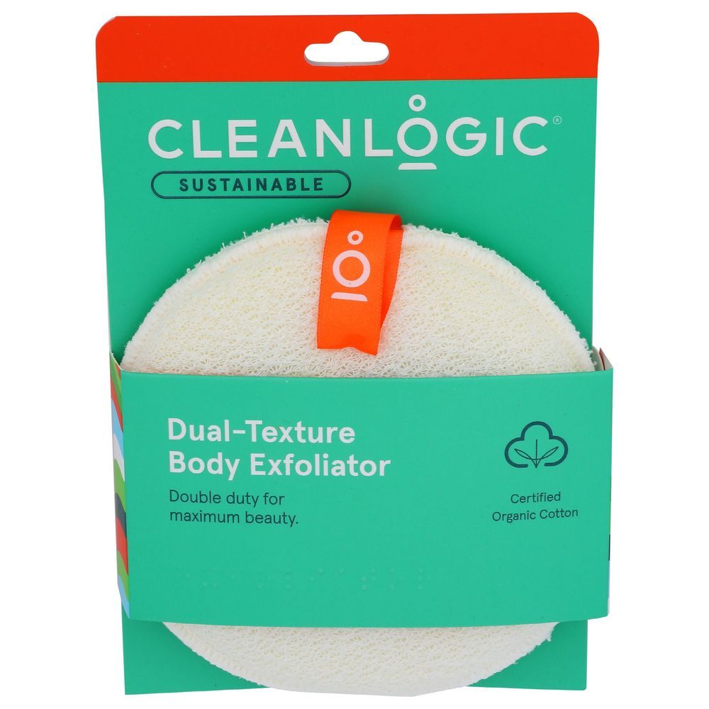 Cleanlogic Sustainable Dual Texture Body Exfoliator -- 6 Per Case